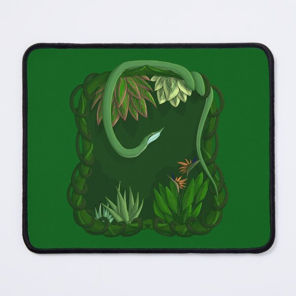 Item preview, Rhino Rat snake on a Tropical frame designed and sold by Jackytale.