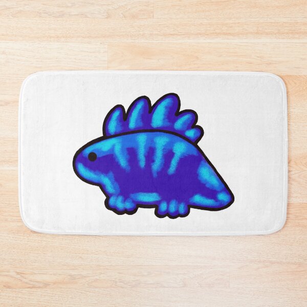 Item preview, Blue cartoon stegosaurus dinosaur designed and sold by Marble1212.