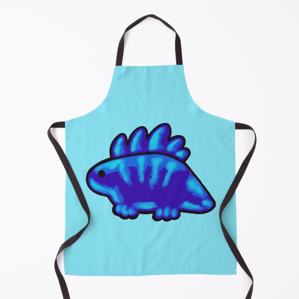 Item preview, Blue cartoon stegosaurus dinosaur designed and sold by Marble1212.