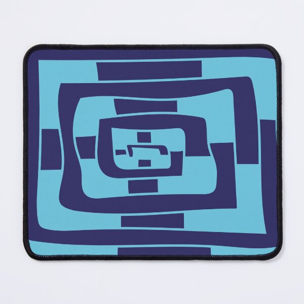 Item preview, mouse pad bleu an teal pattern designed and sold by DSkoupi.