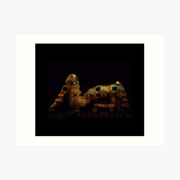 Techno Curves - Photo Art Art Print