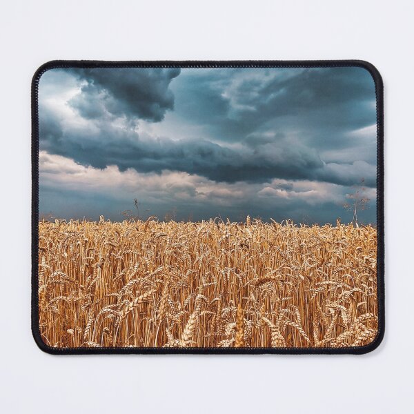 Item preview, wheat field stormy sky designed and sold by ativka.