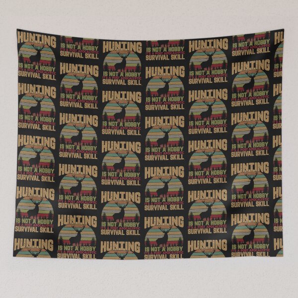 Item preview, Hunting is a Post-Apocalyptic Survival Skill-gift for elk & deer hunters designed and sold by BRtisticDesigns.