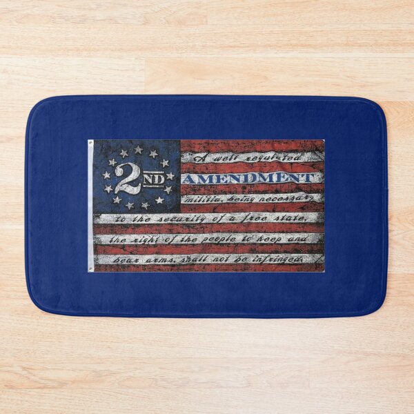 Item preview, Second Amendment American Flag Blue designed and sold by Rowena Jones.