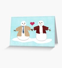 More Profound Snowmen Greeting Card