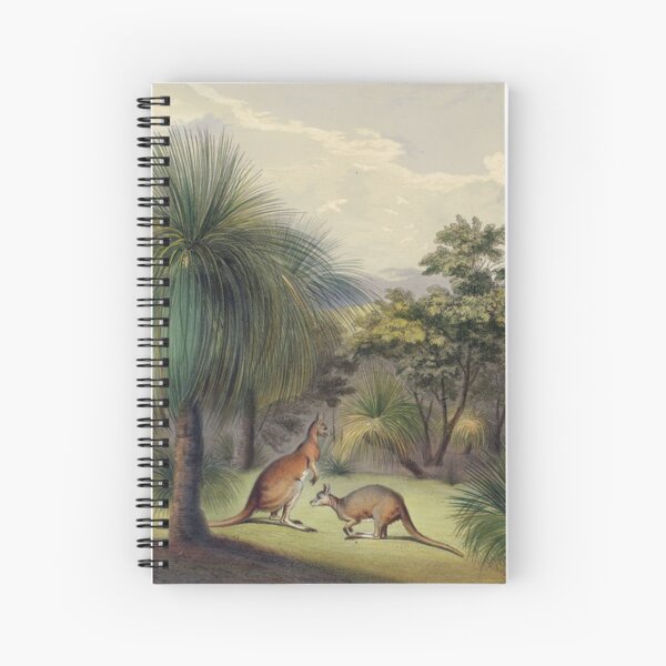 Item preview, Grass trees at Yankallilla with the red kangaroo designed and sold by State Library of South Australia.