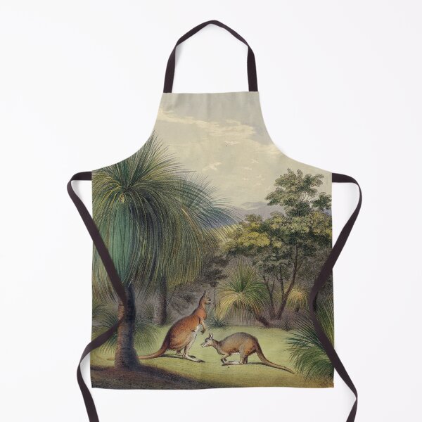 Item preview, Grass trees at Yankallilla with the red kangaroo designed and sold by State Library of South Australia.