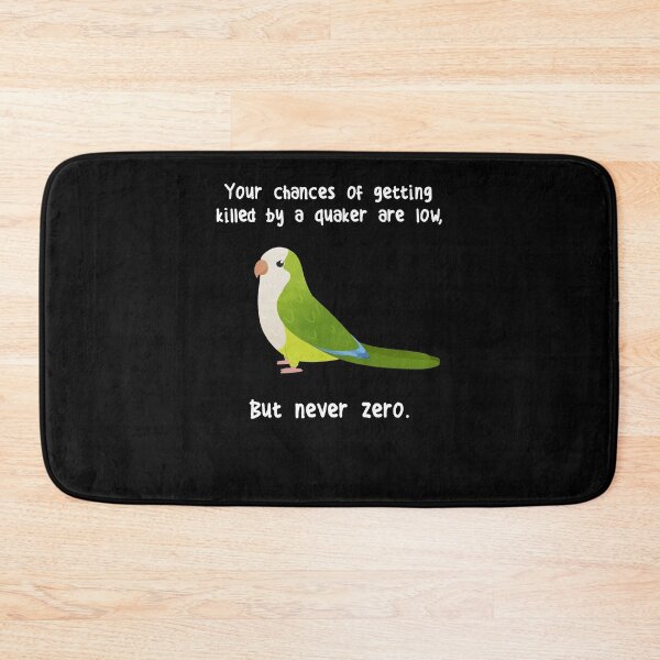 Item preview, Never Zero Quaker Parrot designed and sold by Clara Hollins.