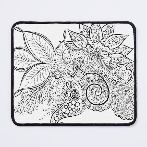 Item preview, Black and white foliage designed and sold by RafaelLima7.