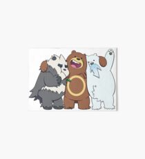 Poke Bare Bears Art Board