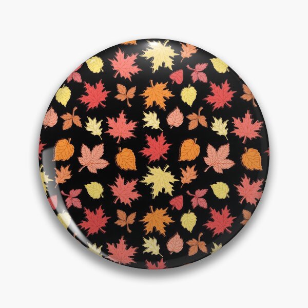 Item preview, Fall Autumn Pattern- Red Orange Yellow Leaves, Fall Leaves Print designed and sold by silviaol.