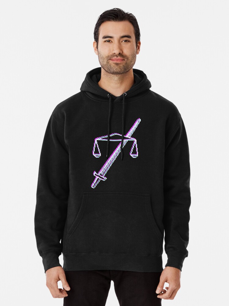 TempleOS Neon Crisp Pullover Hoodie