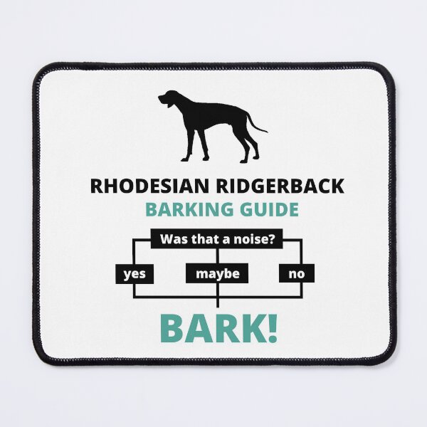 Item preview, rhodesian ridgerback barking guide designed and sold by promisesarelies.