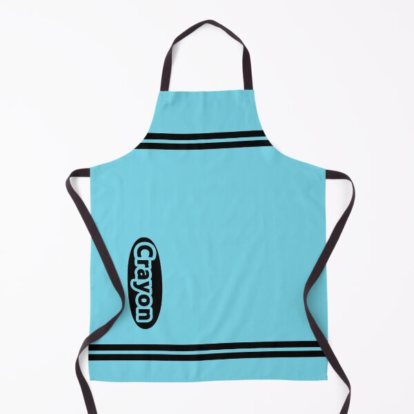Sky Blue Crayon Costume Apron
