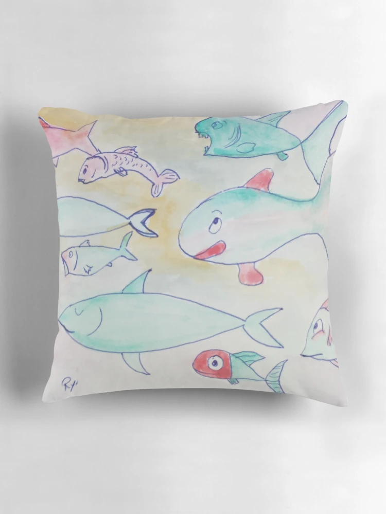 Thumbnail 3 of 4, Pillow, Trolling designed and sold by RudyYoder.