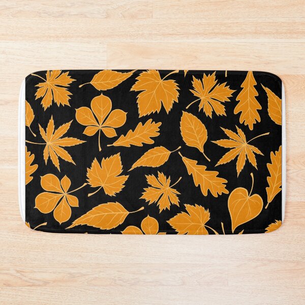 Item preview, Fall Autumn Pattern-  Orange Yellow Leaves, Fall Leaves Print designed and sold by silviaol.