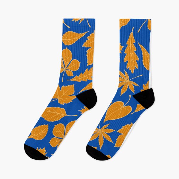 Item preview, Fall Autumn Pattern-  Orange Yellow Leaves, Fall Leaves Print designed and sold by silviaol.