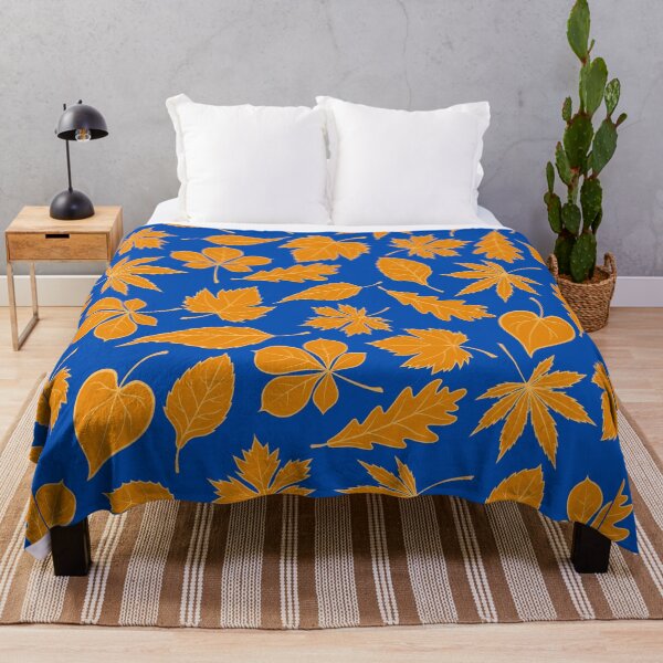 Item preview, Fall Autumn Pattern- Orange Yellow Leaves, Fall Leaves Print designed and sold by silviaol.