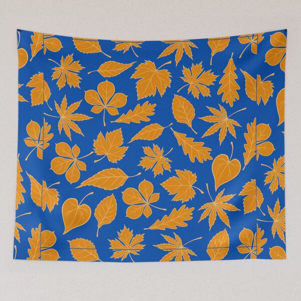 Item preview, Fall Autumn Pattern-  Orange Yellow Leaves, Fall Leaves Print designed and sold by silviaol.