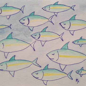 Artwork thumbnail, Swimming Together by RudyYoder