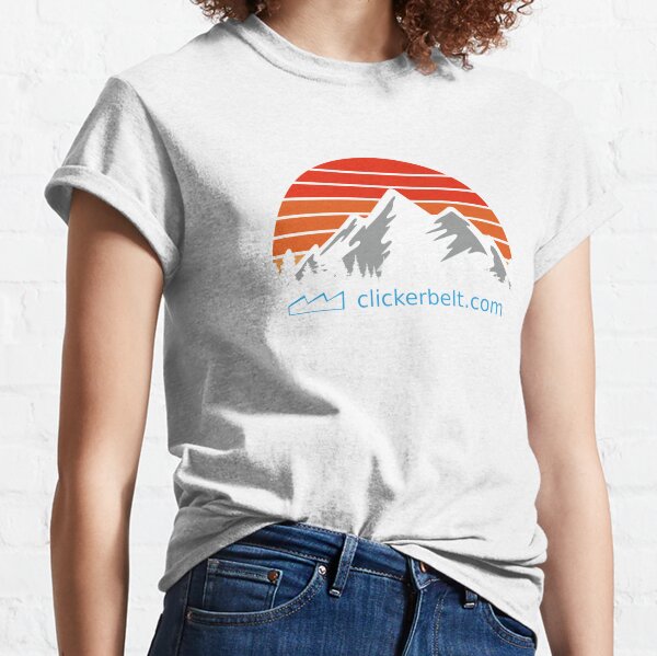 ClickerBelt Mountain Blue Classic T-Shirt