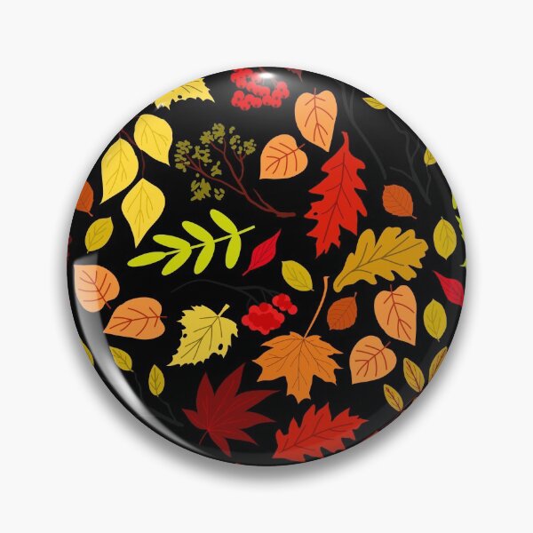 Item preview, Fall Autumn Pattern- Red Orange Yellow Leaves, Fall Leaves Print designed and sold by silviaol.