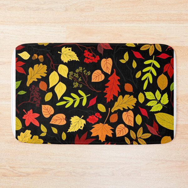 Item preview, Fall Autumn Pattern- Red Orange Yellow Leaves, Fall Leaves Print designed and sold by silviaol.