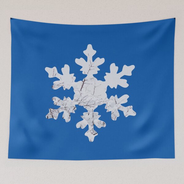 Item preview, snowflake silhouette with snowy trees inside - winter designed and sold by Jessi-Sketches.