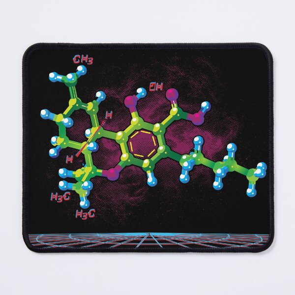 Item preview, THC Moloclue Acrylic Block designed and sold by kushcoast.