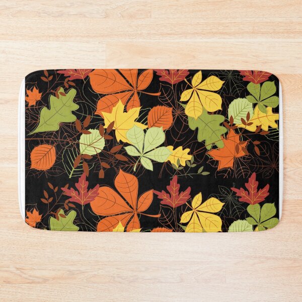 Item preview, Fall Autumn Pattern- Red Orange Yellow Leaves, Fall Leaves Print designed and sold by silviaol.