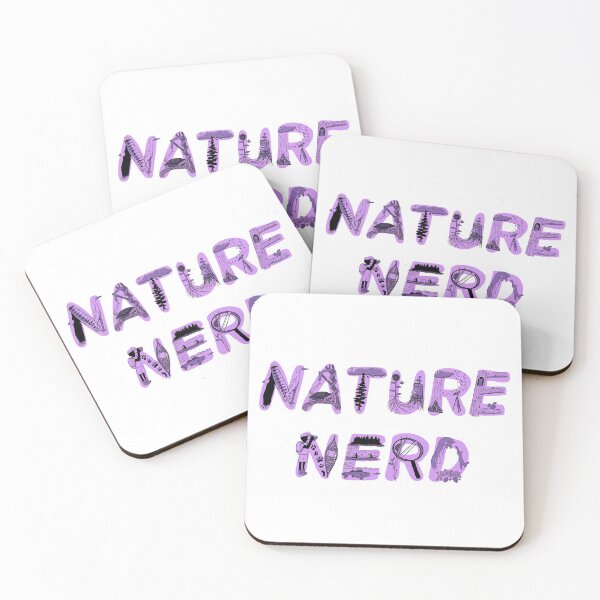 Item preview, Nature Nerd - Purple & White designed and sold by EcoElsa.