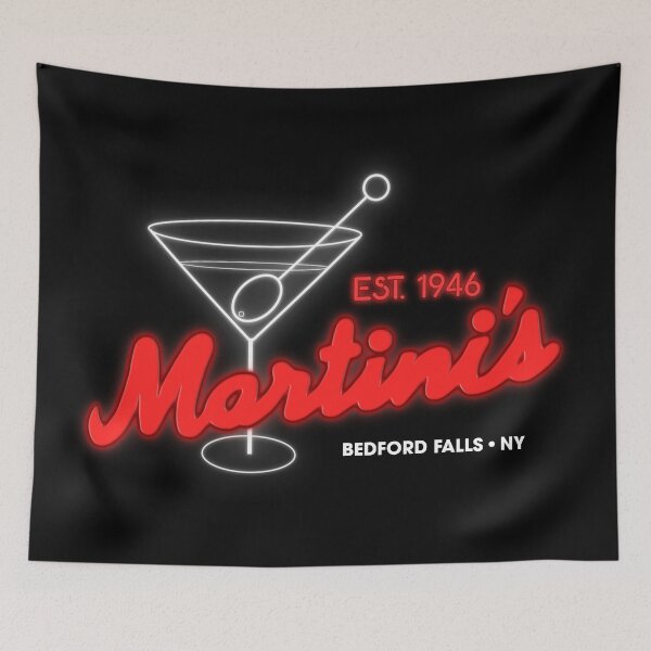 Item preview, Martini's Bar It's a Wonderful Life Bedford Falls, NY designed and sold by acquiesce13.