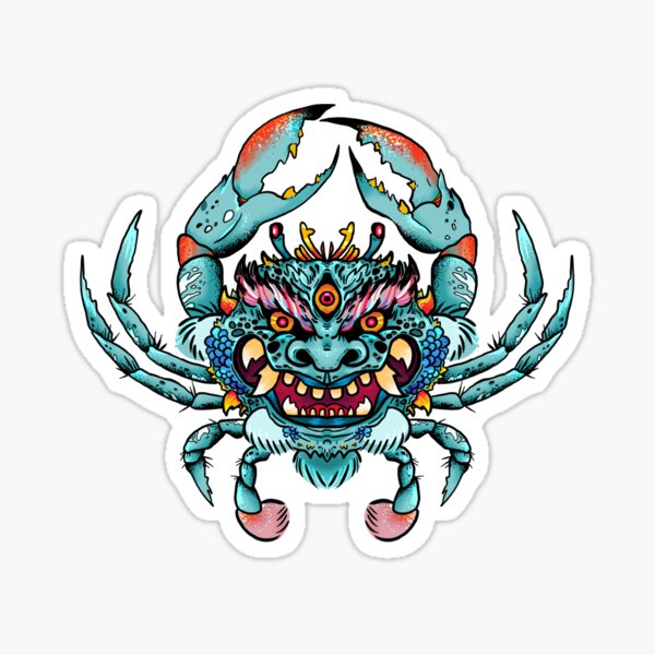 Item preview, samurai crab designed and sold by okee-donkee.