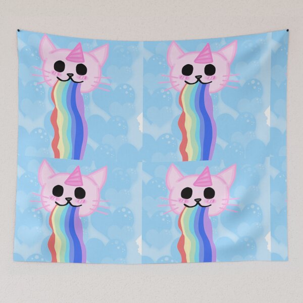 Item preview, Kawaii Rainbow Cat designed and sold by mikistarlight.