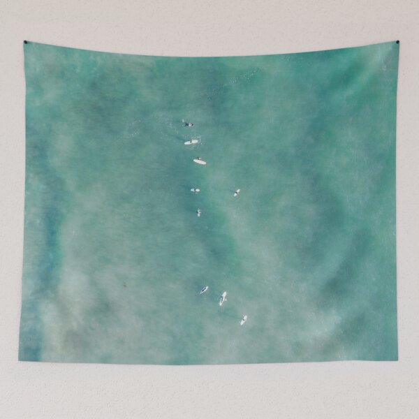 Item preview, Aerial Photo of Surfers Waiting for the Next Wave designed and sold by The Overland Story.