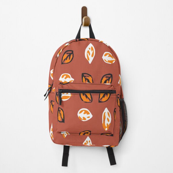 Item preview, Fall Autumn Pattern- Orange Brown Leaves, Fall Forest Leaves Print designed and sold by silviaol.