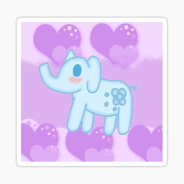 Dreamy Elephant Sticker