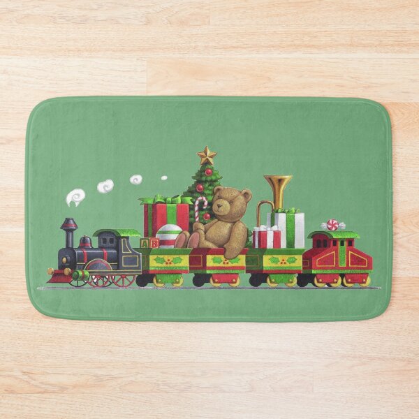 Item preview, Christmas Choo Choo Train with Santa toys and Teddy Bear designed and sold by Shadowlight21.