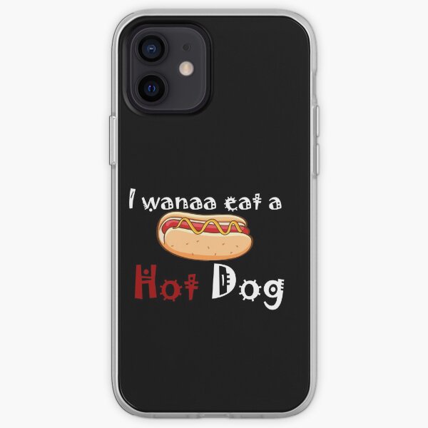 i wanna eat a hot dog iPhone Soft Case