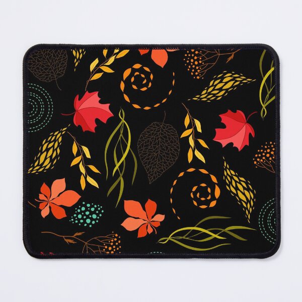 Item preview, Vibrant, Colorful Fall Autumn Pattern- Red Orange Yellow Leaves, Fall Leaves Print designed and sold by silviaol.