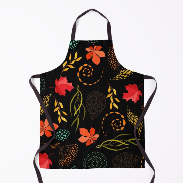 Item preview, Vibrant, Colorful Fall Autumn Pattern- Red Orange Yellow Leaves, Fall Leaves Print designed and sold by silviaol.