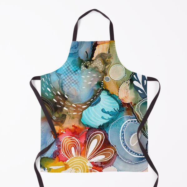 Item preview, Colorful floral abstract designed and sold by Jules McCullough.