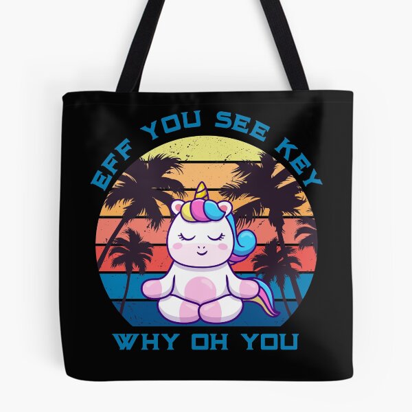 Item preview, Eff You See Kay Why Oh You Unicorn Retro Vintage designed and sold by Zeus-Studio.