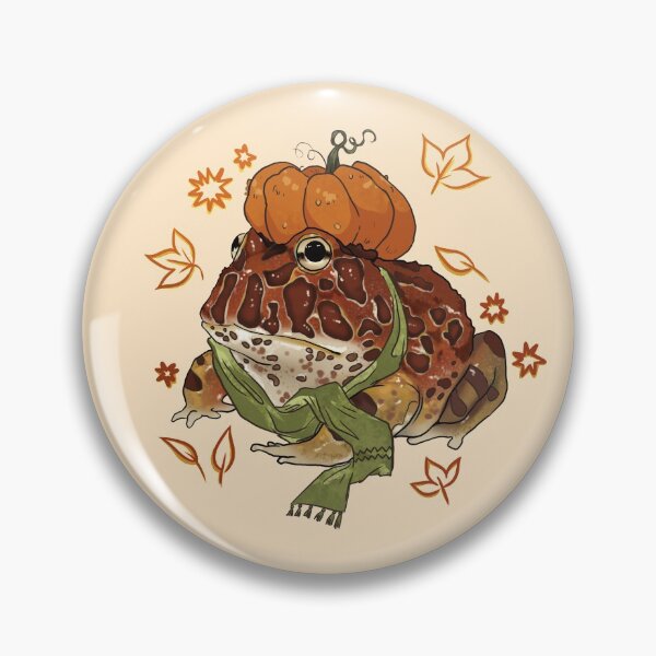 Item preview, Pumpkin Frog designed and sold by RinnasArt.