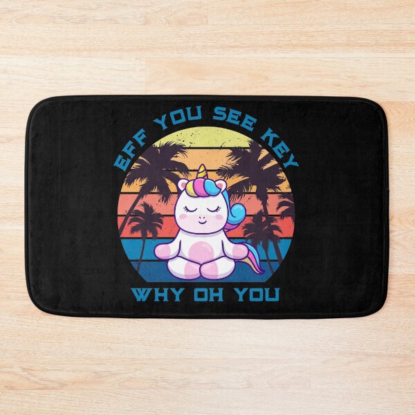Item preview, Eff You See Kay Why Oh You Unicorn Retro Vintage designed and sold by Zeus-Studio.