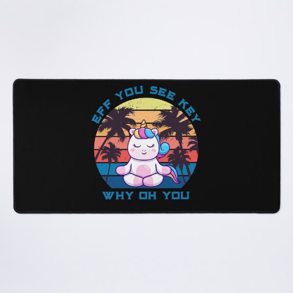 Item preview, Eff You See Kay Why Oh You Unicorn Retro Vintage designed and sold by Zeus-Studio.