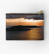 Sunset over St Ninians Isle Studio Pouch