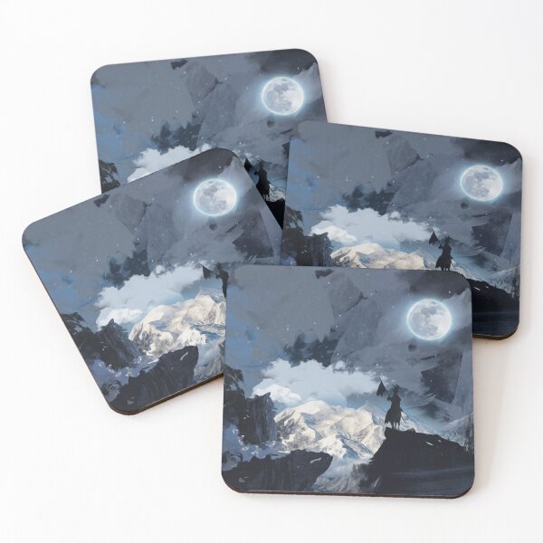 Item preview, The misty moon in the light night and the knight designed and sold by RafaelLima7.