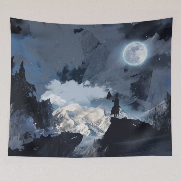 Item preview, The misty moon in the light night and the knight designed and sold by RafaelLima7.
