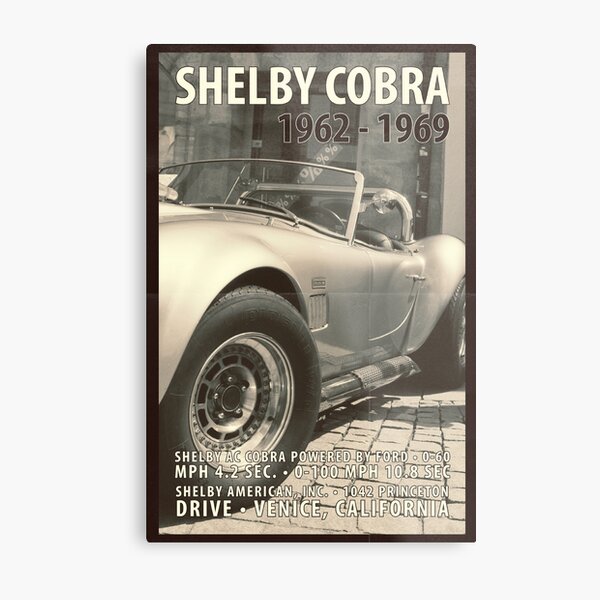 Iron Grey 3XL Ford Shelby Cobra Pocket Print Textured Polo 